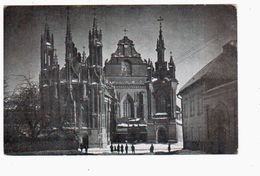 Wilna Eglise Sainte- Anne Ca 1915 OLD POSTCARD 2 Scans - Lithuania