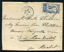 Maroc - Enveloppe ( Retaillée à Gauche ) De Fedhala Pour Sidi Bou Knadel En 1924 - Ref N 172 - Lettres & Documents