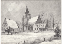 Serooskerke - Kerk In Winterlandschap - (Walcheren)  - (Zeeland) - Veere