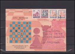 YUGOSLAVIA Brief Postal History Envelope YU 060 Chess Keres Petrosian ARMENIA - Covers & Documents