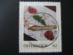 Österreich- Pers.BM- Etwas Süsses Zum Nachtisch Mit Vollstempel Wien - Personalisierte Briefmarken