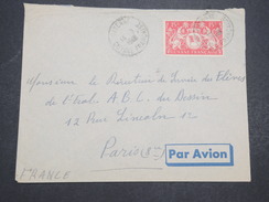 GUYANNE FRANçAISE - Env Par Avion De Cayenne Pour Paris - 1948 - P22052 - Cartas & Documentos