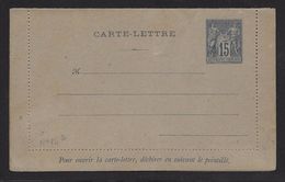 France Entiers Postaux - 15 C Bleu - Type Sage - Carte-lettre -  Neuf - Cartoline-lettere