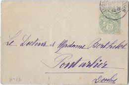 France Entiers Postaux - 5c Vert - Type Blanc - Enveloppe - Oblitéré - Standard Covers & Stamped On Demand (before 1995)