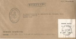 ARGENTINA CC CORREO NAVAL OFICIAL BASE NAVAL USHUAIA - Cartas & Documentos