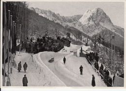 67013- OLYMPIA 1936, TAPE 1, GROUP 55, IMAGE 53, ALBUM NR 13, NAZI PROPAGANDA, BOBSLED TRACK, CURVE, SPORTS - Sport