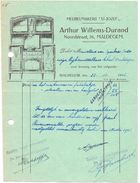 Factuur Facture - Meubelmakerij St Jozef - Arthur Willems - Durand - Maldegem 1946 - Artigianato