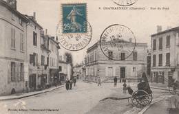 Chateauneuf - Rue Du Pont  - Scan Recto-verso - Chateauneuf Sur Charente