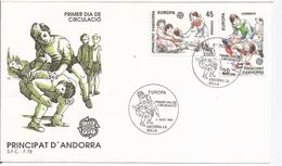 Andorra_1989_Europa. - Briefe U. Dokumente