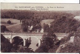 CPA - SAINT BENOIT Près Poitiers - Le Pont De Bordeaux (ligne Paris-Bordeaux) - Saint Benoît