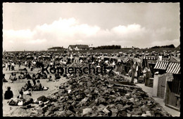 ÄLTERE POSTKARTE NORDSEEHEILBAD BÜSUM SAND- UND KORBSTRAND AM NEUEN DEICH Beach Plage Postcard Ansichtskarte Cpa AK - Büsum