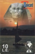 EGIPTO. EGY-TER-01G.  $10 Sphinx+Nile WHITE OLD LOGO (08080800)=Large. (372) - Egypt