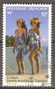 POLYNESIE  Française    -    1990 .  Y&T N° 367  Oblitéré .  Paréo / Tourisme. - Gebraucht