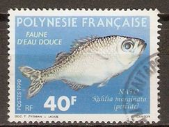 POLYNESIE  Française    -    1990 .  Y&T N° 352  Oblitéré .  Poisson  /  Nato. - Gebraucht