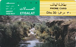 United Arab Emirates, AE-ETI-TAM-0052, Waterhole In Rocks - Emirati Arabi Uniti