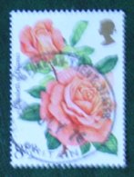 Flower Fleur Blume Rose Mi 711 1976 Used/gebruikt/oblitere ENGLAND GRANDE-BRETAGNE GB GREAT BRITAIN - Gebraucht