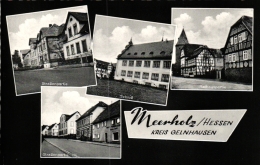 Gelnhausen - Meerholz, Mehrbild-AK Mit Bäckerei, Ca. 60er Jahre - Gelnhausen