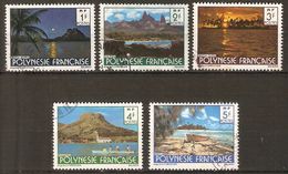 POLYNESIE  Française    -  1979 .  Y&T N° 132 à 136 Oblitérés. - Used Stamps