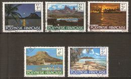 POLYNESIE  Française    -  1979 .  Y&T N° 132 à 136 Oblitérés. - Usati