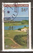 POLYNESIE  Française    -  1974 .  Y&T N° 95 Oblitéré .  Le Golf  /  Green - Gebraucht