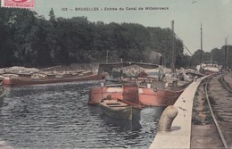 102-Bruxelles-Entrée Du Canal De Willebroeck - 1912 ! - Navegación - Puerto