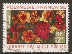 POLYNESIE  Française    -  1971 .  Y&T N° 84  Oblitéré .  Journée Des Mille Fleurs - Used Stamps