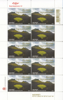 Iceland 2013 MNH Minisheet Of 10 Hafursey - Tourism - Blokken & Velletjes