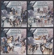 Burundi 2012 Sled Dog Chien MNH 4SS Imperforate - Unused Stamps