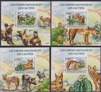 Burundi 2013 Wild Dog Chien MNH 4SS Imperforate - Unused Stamps
