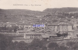 CPA  De SALERNES    (83) - VUE GENERALE  - 1917 - Salernes