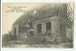 Noordschote   *  Belgisch Front (Oogst 1916)  Puinen Der Pastorij   (Oorlog - Guerre - War - WW1) - Lo-Reninge