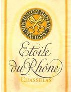 1518 - Suisse - Etoile Du Rhône - Chasselas - Vin Union Genève Satigny - Weisswein