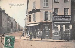 Vernon          27        Rue Carnot.  Librairie Papeterie Fautret  Editeur De La Carte       (voir Scan) - Vernon