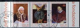 PIA - VAT : 2012 : 4° Anniversario Della Fondazione Dell' Archivio Segreto Vaticano  - (SAS  1596-98) - Used Stamps