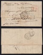 POSTE MARITIME - BRESIL - RIO / 1868 LAC POUR MONTPELLIER (ref 7707) - Schiffspost