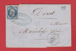 Facture / De Limoges  /  Pour Dorat  / 11 Septembre 1853 - 1849-1876: Classic Period
