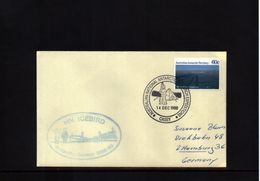 Australian Antarctic Territory 1988 Interesting Ship Letter - Cartas & Documentos