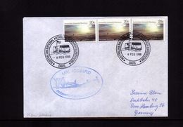 Australian Antarctic Territory 1988 Interesting Ship Letter - Briefe U. Dokumente