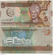 TURKMENISTAN   New.  5  Manat.  Commemorative Asian Olympics.  2017 UNC - Turkménistan