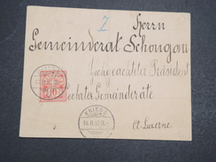 SUISSE - Petite Env De Kriens Pour Luzerne - Nov 1896 - P22067 - Briefe U. Dokumente