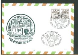 GERMANY - BUNDESWEHR - MITTENWALD - KASERNE EDELWEISS - STELLA ALPINA - Private Covers - Mint