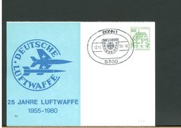 GERMANY - BUNDESWEHR - BONN - 25 JAHRE LUFTWAFFE - Privatpostkarten - Ungebraucht