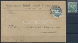 1892 Színesszámú 3kr Levélen Zöld Szín Helyett Kék! Színű, Rendkívül Ritka Db RR! + Támpéldány - Other & Unclassified