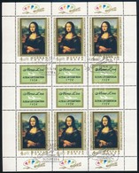 O 1974 Mona Lisa Teljes ív (13.000) - Other & Unclassified
