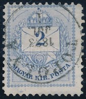 O 1874 Színesszámú 2kr 'TOPOLYA' (Gudlin R!) - Other & Unclassified