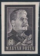 ** 1953 Sztálin-gyász Vágott Bélyeg (6.000) - Other & Unclassified