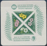 ** 1958 FIP Virág Vágott Blokk (15.000) - Autres & Non Classés