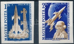 ** 1961 Gagarin Vágott Sor (12.000) - Autres & Non Classés