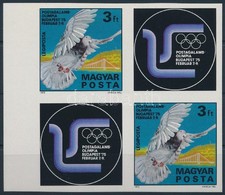 ** 1975 Postagalamb-olimpia ívszéli Szelvényes Pár (6.000) - Autres & Non Classés