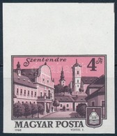 ** 1980 Tájak-városok (VIII.) ívszéli Vágott Bélyeg (4.000) - Autres & Non Classés